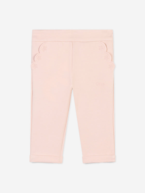 Chloé Baby Girls Milano Trousers in Pink