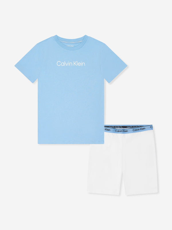 Vibrant Multicolour Calvin Klein Boys Short Pyjama Set