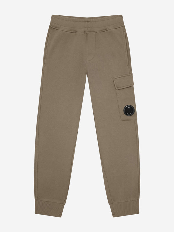 C.P. Company Boys Cargo Joggers in Brown