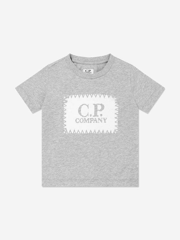 Boys Logo T-Shirt in Grey