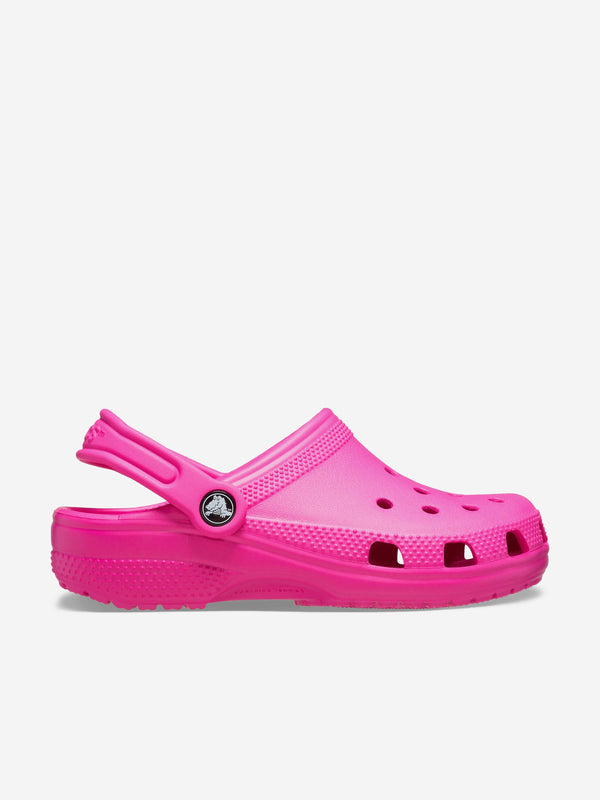 Crocs Girls Classic Clogs in Pink