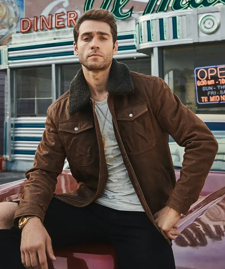 Genuine leather jacket for men
