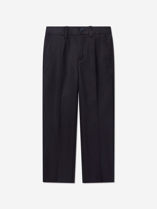 Dolce & Gabbana Boys Slim Fit Trousers in Navy