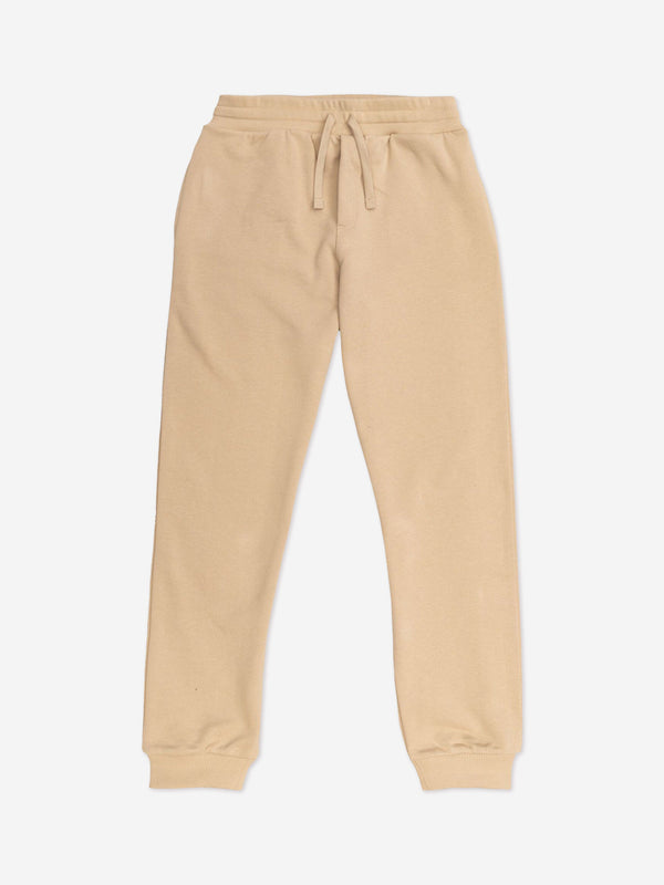 Dolce & Gabbana Boys Logo Joggers in Beige