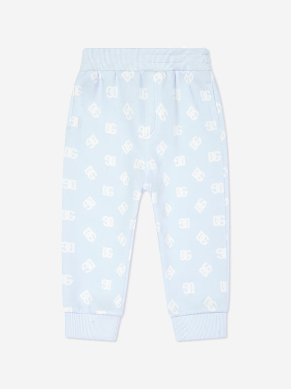 Dolce & Gabbana Baby Boys Logo Joggers in Blue