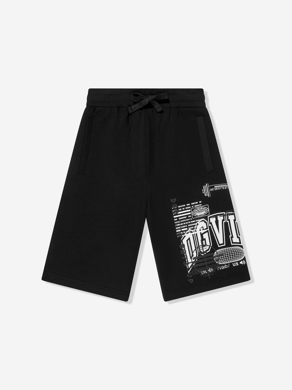 Dolce & Gabbana Boys DG Vibe Bermuda Shorts in Black