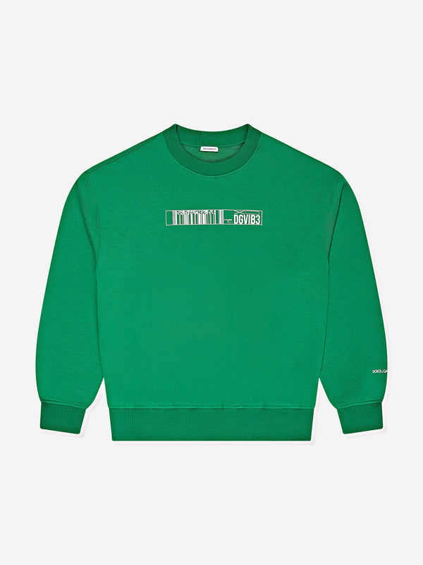 Dolce & Gabbana Boys DG Vibe Sweatshirt in Green