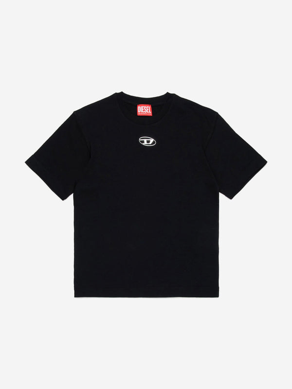 Diesel Kids Logo T-Shirt in Black