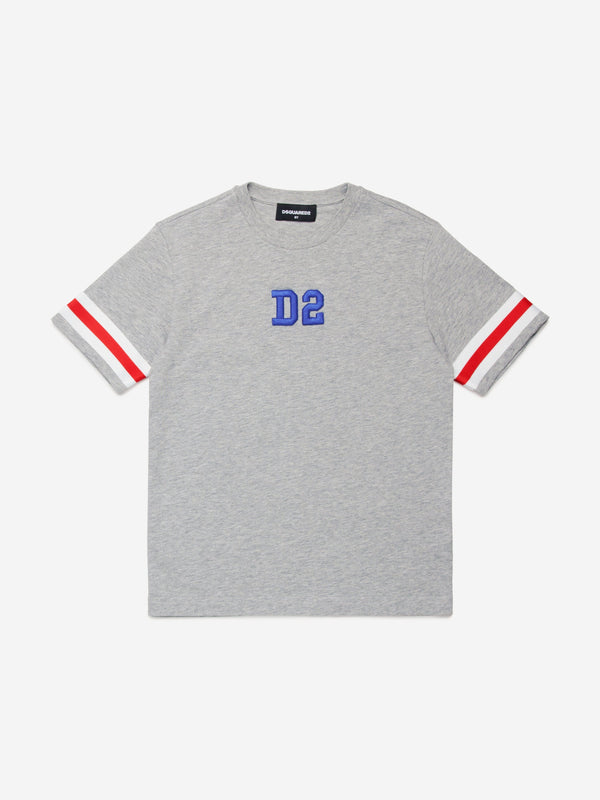 Dsquared2 Kids Logo T-Shirt in Grey