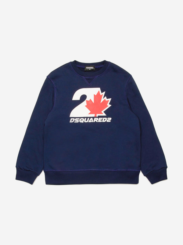 Dsquared2 Kids Logo Sweatshirt in Navy