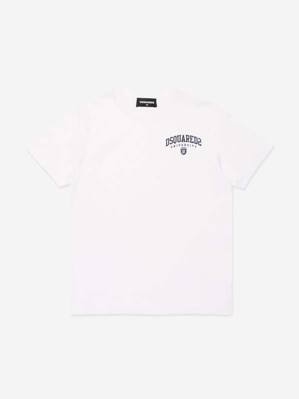 Dsquared2 Kids Logo T-Shirt in White