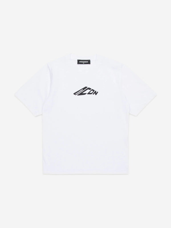 Dsquared2 Kids Icon Logo T-Shirt in White