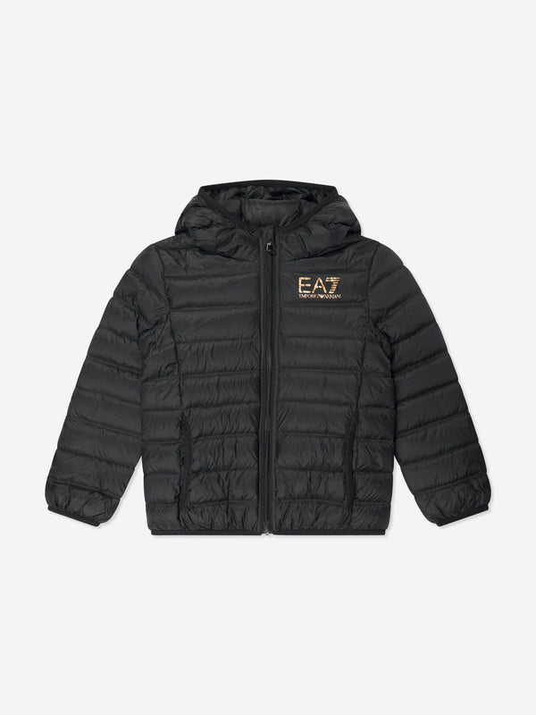 EA7 Emporio Armani Boys Down Padded Jacket in Black