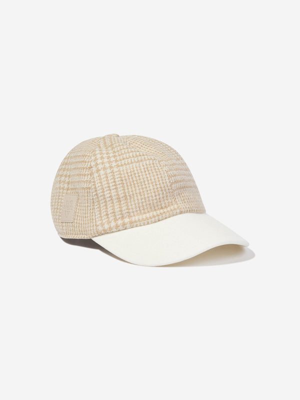 Eleventy Boys Wool Cap in Beige