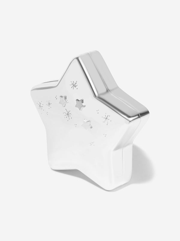 English Trousseau Baby Star Money Box in Silver