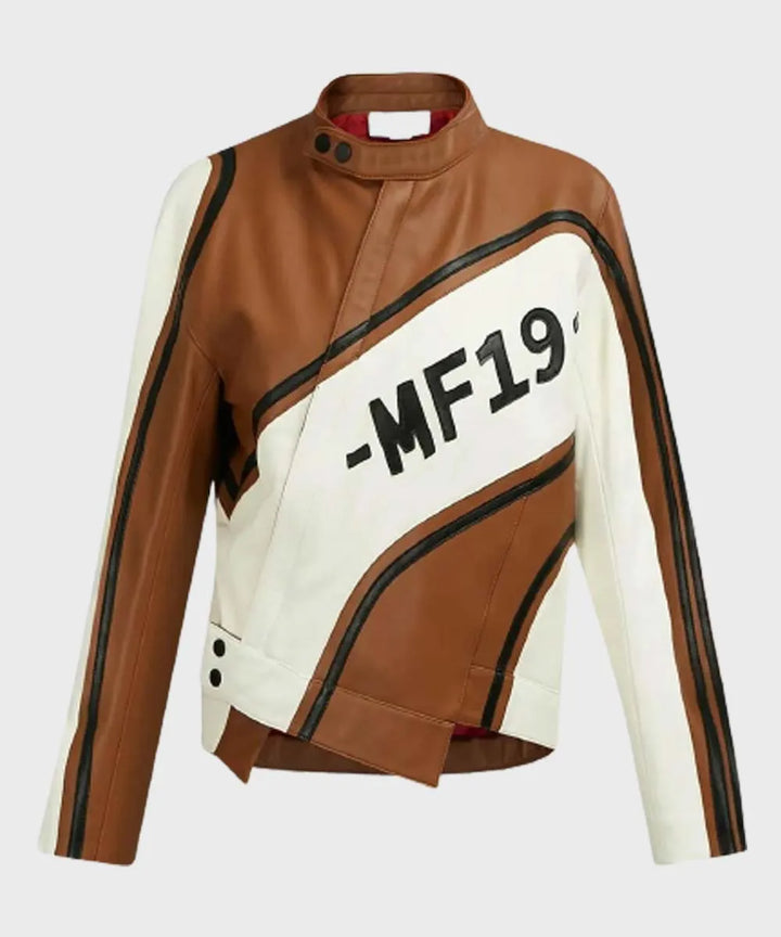 Women’s slim-fit biker jacket
