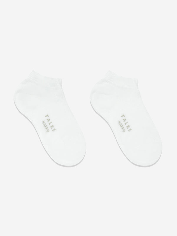 Falke Kids Happy 2 Pack Trainer Socks in White