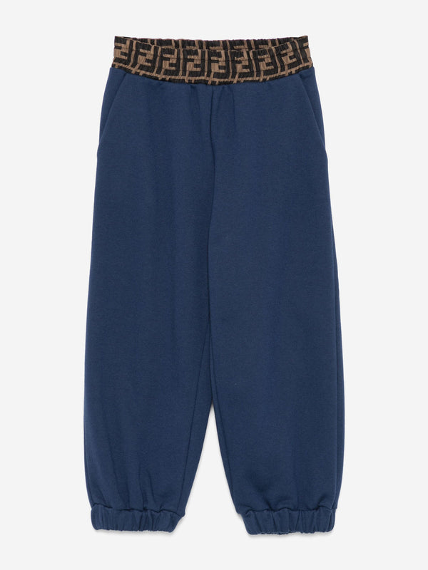 Kids FF Logo Joggers in Navy