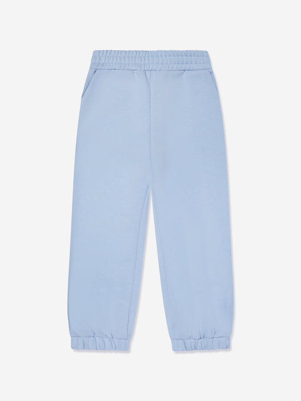 Fendi Kids Logo Joggers in Blue