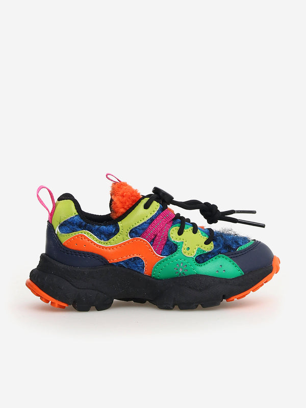 Flower Mountain Kids Yamano 3 Trainers in Multicolour