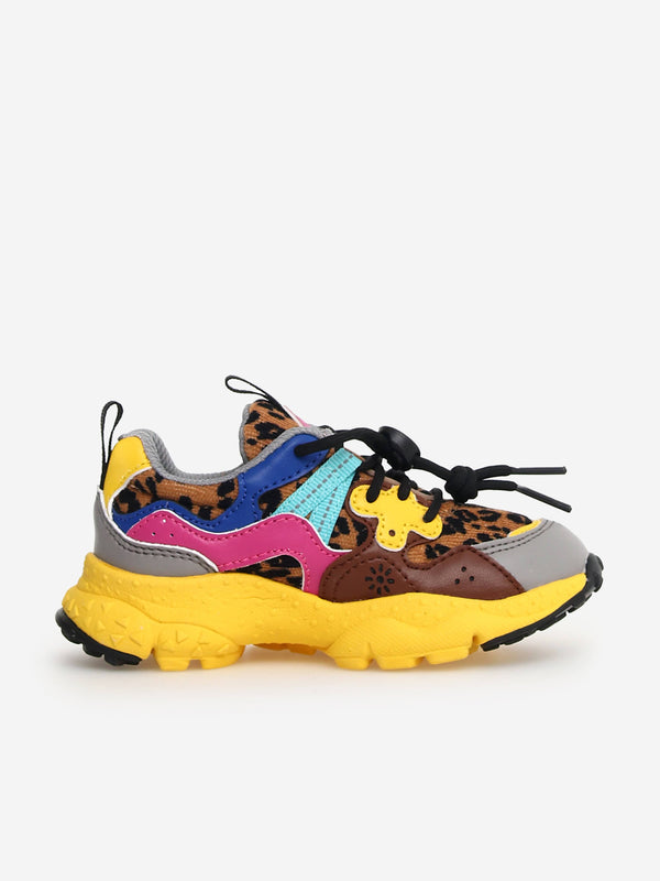 Flower Mountain Kids Yamano 3 Trainers in Multicolour