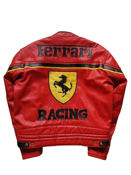 Ferrari red motorcycle jacket
