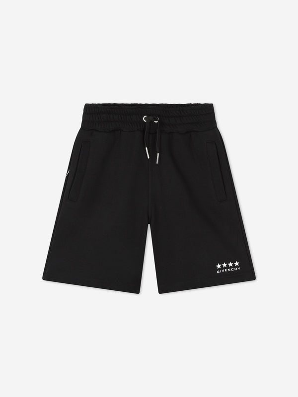 Givenchy Boys Logo Shorts in Black