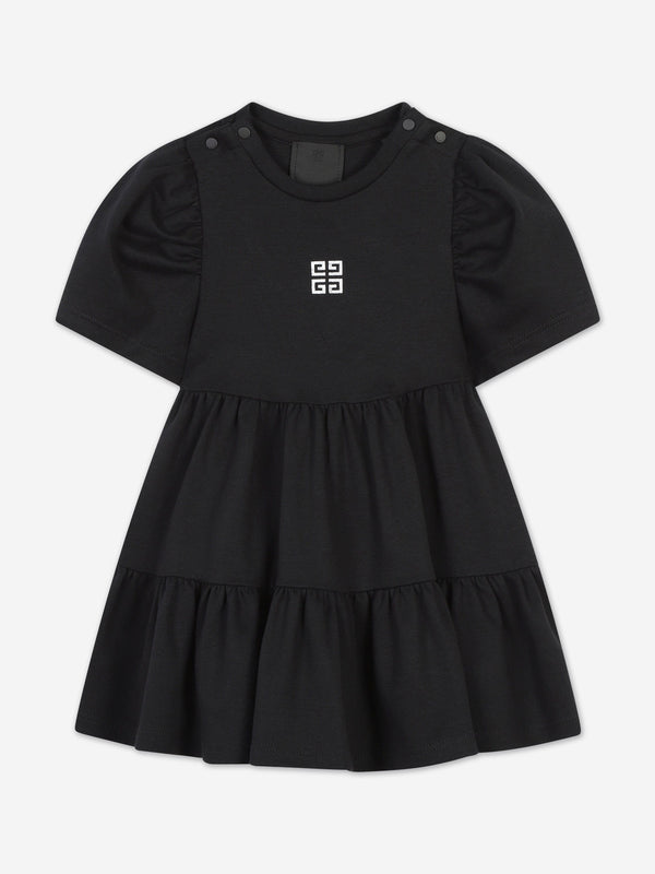 Givenchy Baby Girls 4G Logo Dress in Black