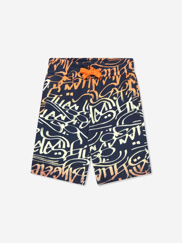 Guess Boys Logo Shorts in Multicolour