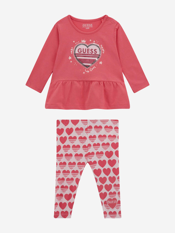 Baby Girls Legging Set in Pink