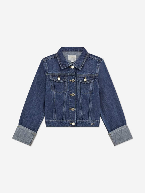 Girls Denim Jacket in Blue