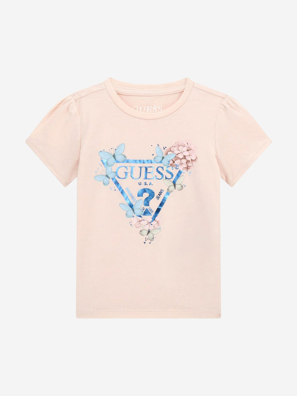 Girls Logo T-Shirt in Pink