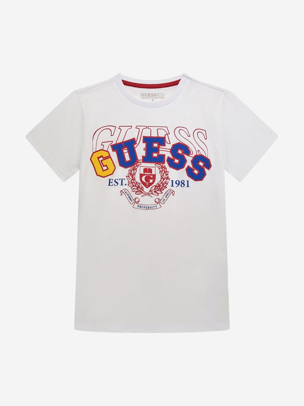 Boys Logo T-Shirt in White