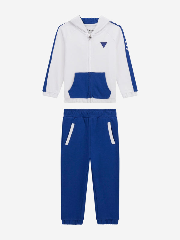 Boys Active Tracksuit in White