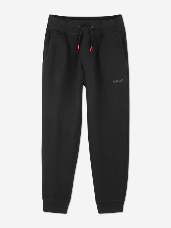 Hugo Boys Logo Joggers in Black