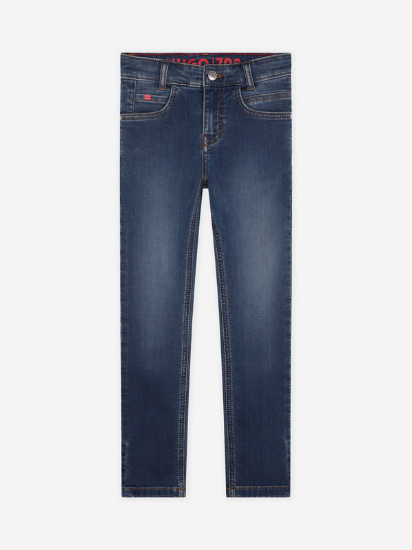 Hugo Boys Slim Fit Jeans in Blue