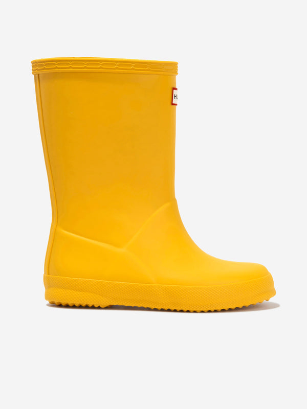 Hunter Kids Original First Classic Wellington Boots in Yellow