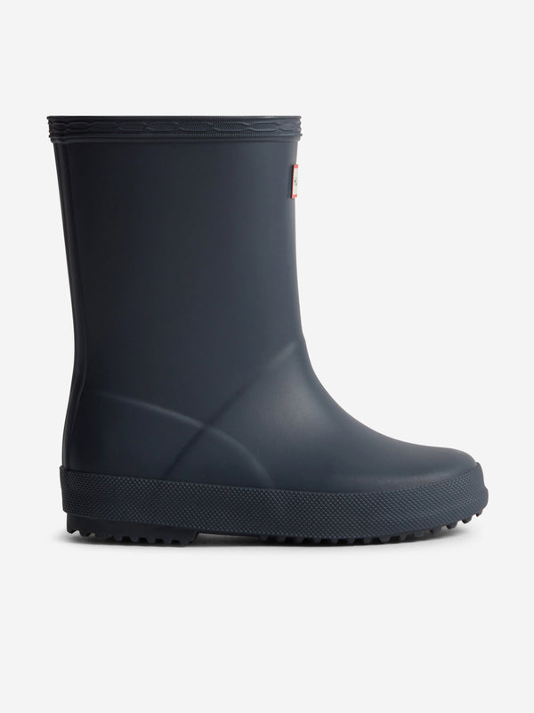 Hunter Kids First Wellington Boots in Navy