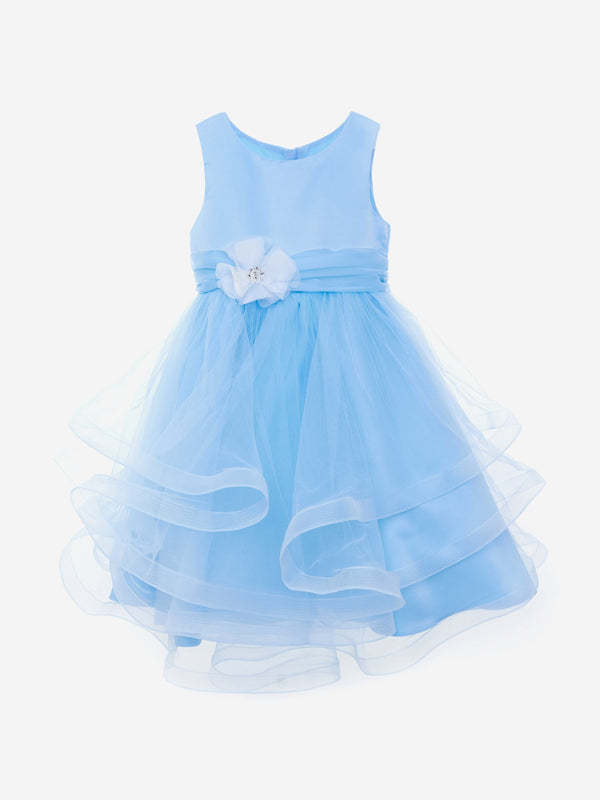 Girls Fairy Frost Dress in Blue