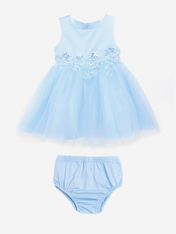 Baby Girls Starlight Dress in Blue