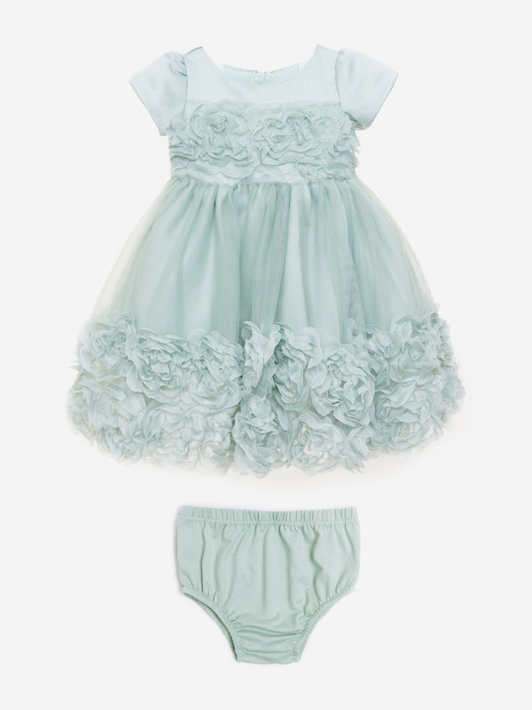 Baby Girls Mint Meadow Dress in Green