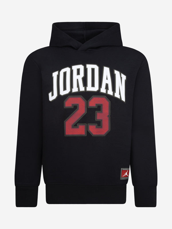 Jordan Kids 23 HBR Fleece Hoodie in Black