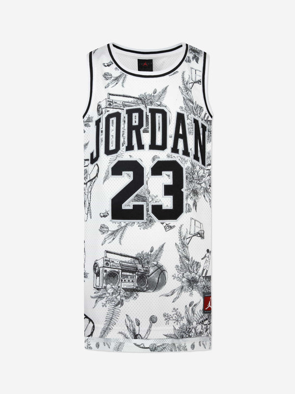 Jordan Kids Jordan 23 AOP Jersey in White