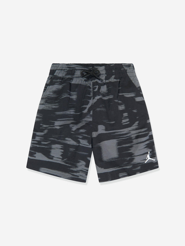 Jordan Boys Flight MVP AOP Woven Shorts in Black