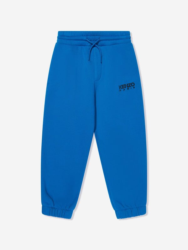 KENZO Boys Logo Joggers in Blue