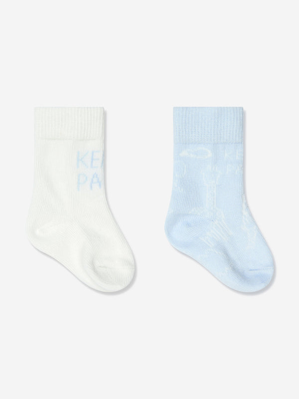 KENZO Baby Socks Set (2 Pack) in Blue