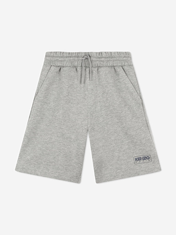 KENZO Boys Logo Bermuda Shorts in Grey