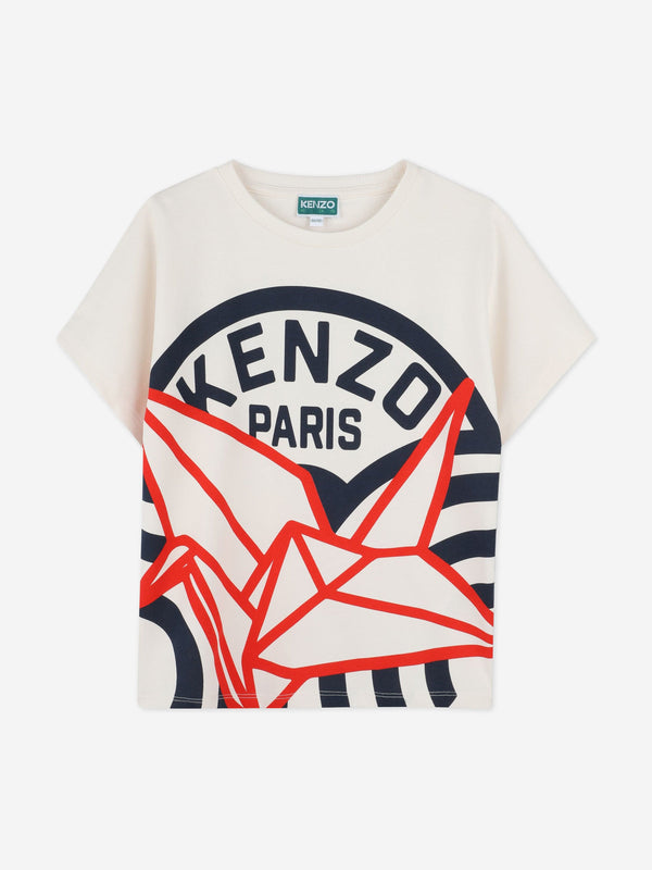 Kids Logo T-Shirt in Ivory