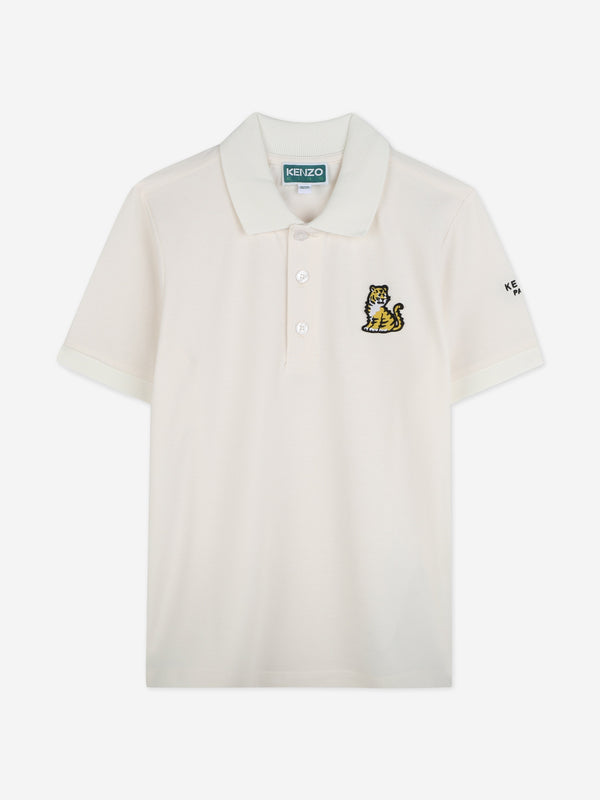 Kids Kotora Polo Shirt in Ivory