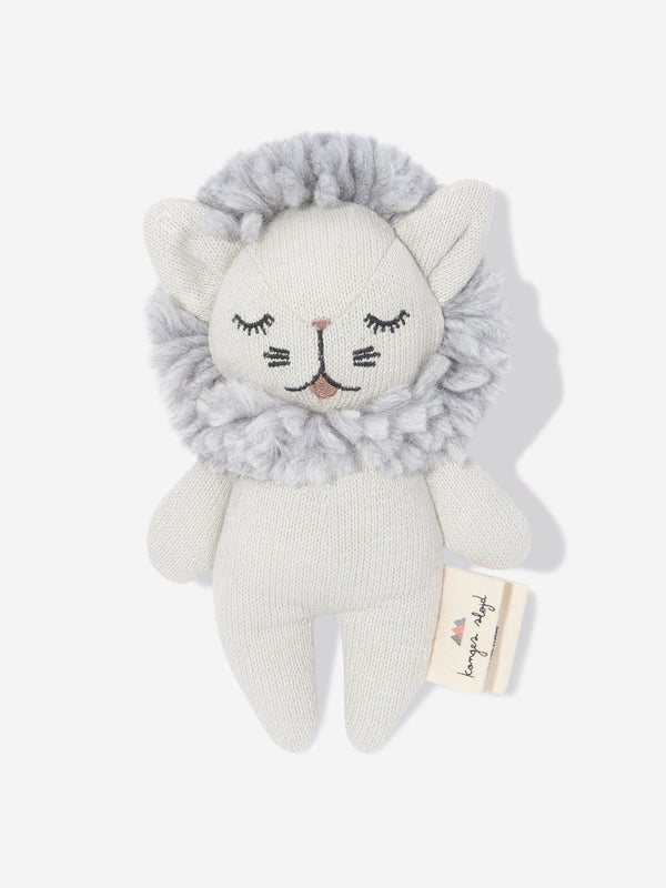 Konges Sløjd Baby Mini Lion Soft Toy in Grey